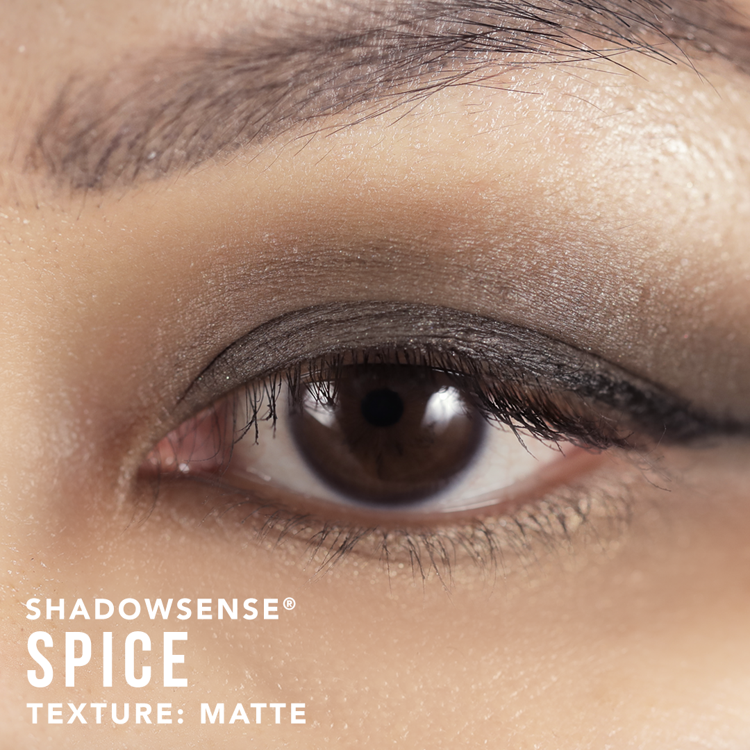 sa コスメ Spice Mini ShadowSense: Deep Smoky Brown Matte Eyeshadow for Bold